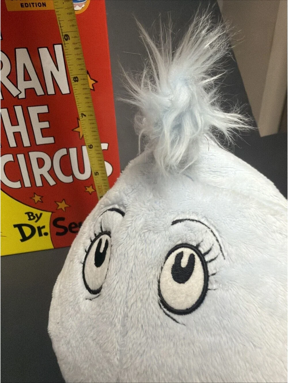 Kohls Set Of 2 Dr Seuss If I Ran The Circus Plush And Book Blue Whale NWT Clean